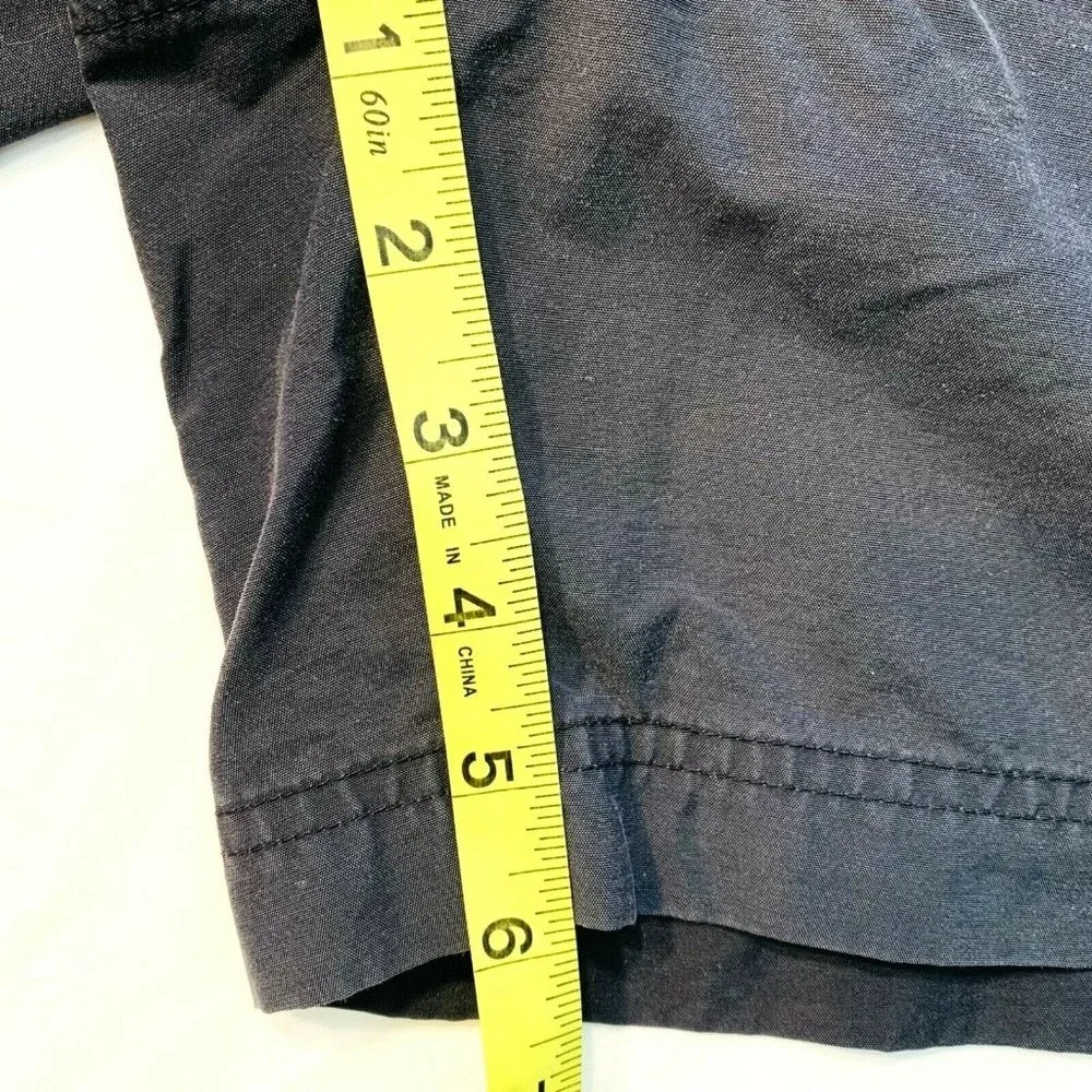 Vintage Polo Sport Ralph Lauren Swim Trunks Mesh Lined Cotton Nylon Gray Mens XL